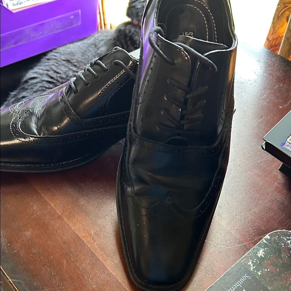 Stacy Adams Black Oxford Shoes